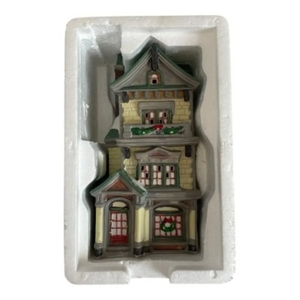 Dickens Keepsake Porcelain Three-Story Townhouse O Well Novelty '94 Original Box